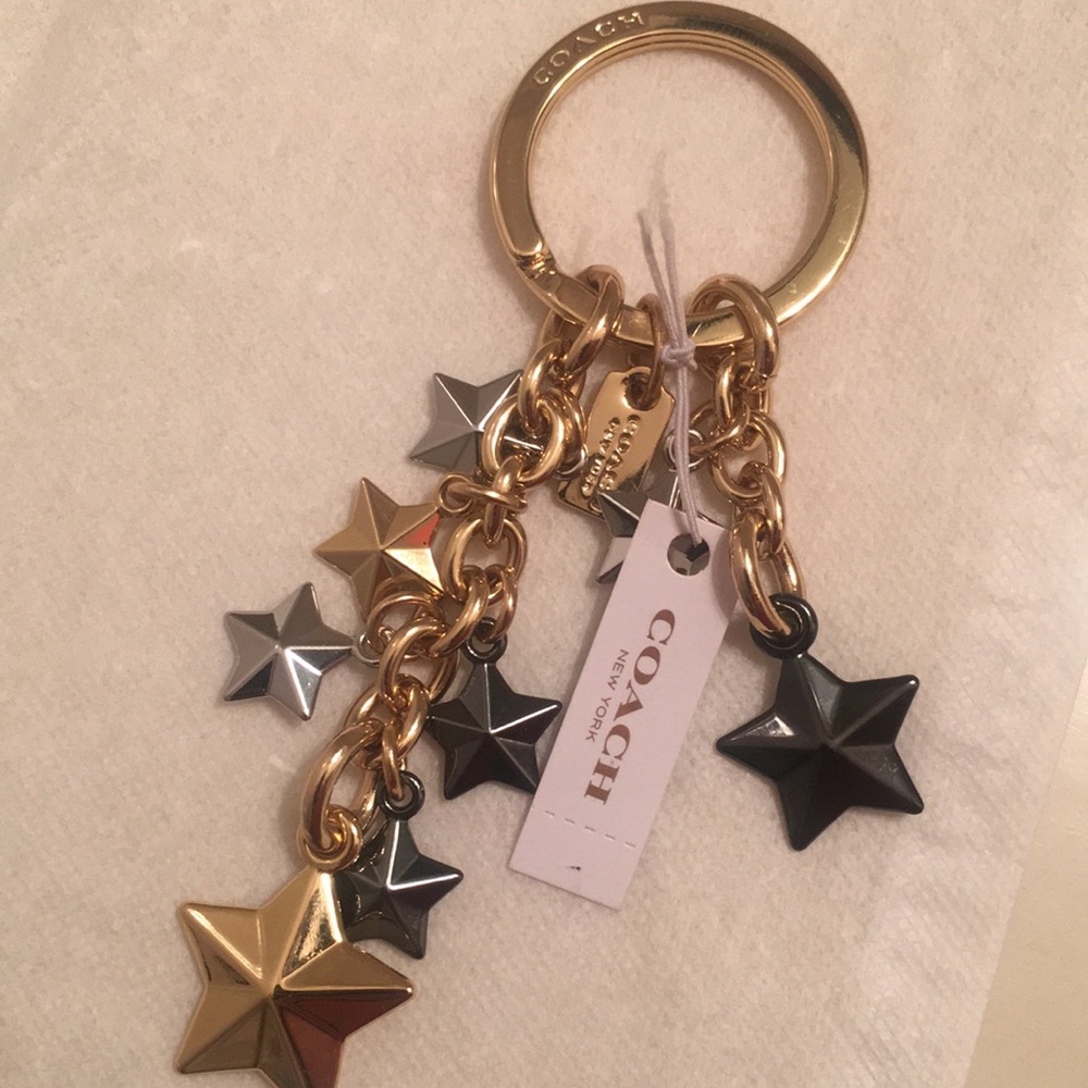 Coach bag charm